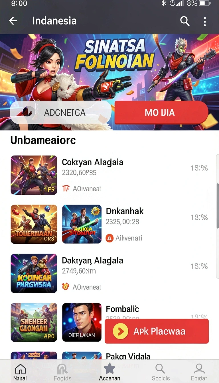 Tampilan idr77 APK Versi Terbaru untuk Android 2026